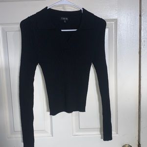 Long sleeve knit shirt